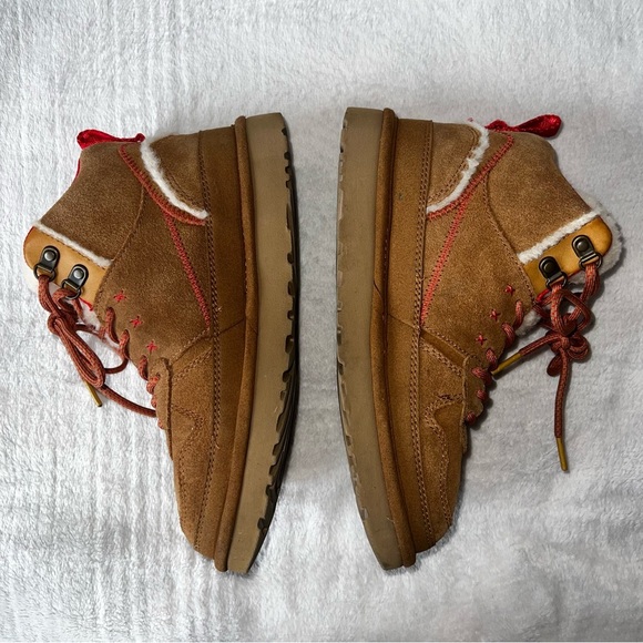 UGG Highland Hi Heritage Chestnut Fiery Red Suede Hiking Boot - Picture 10 of 11